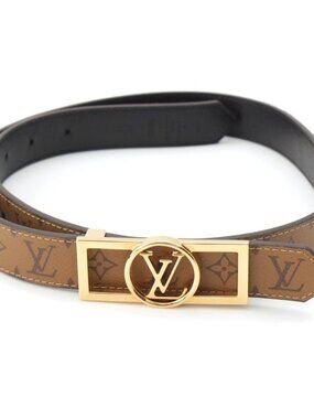 Louis Vuitton Ceinture Dauphine Monogram LV Logo Belt